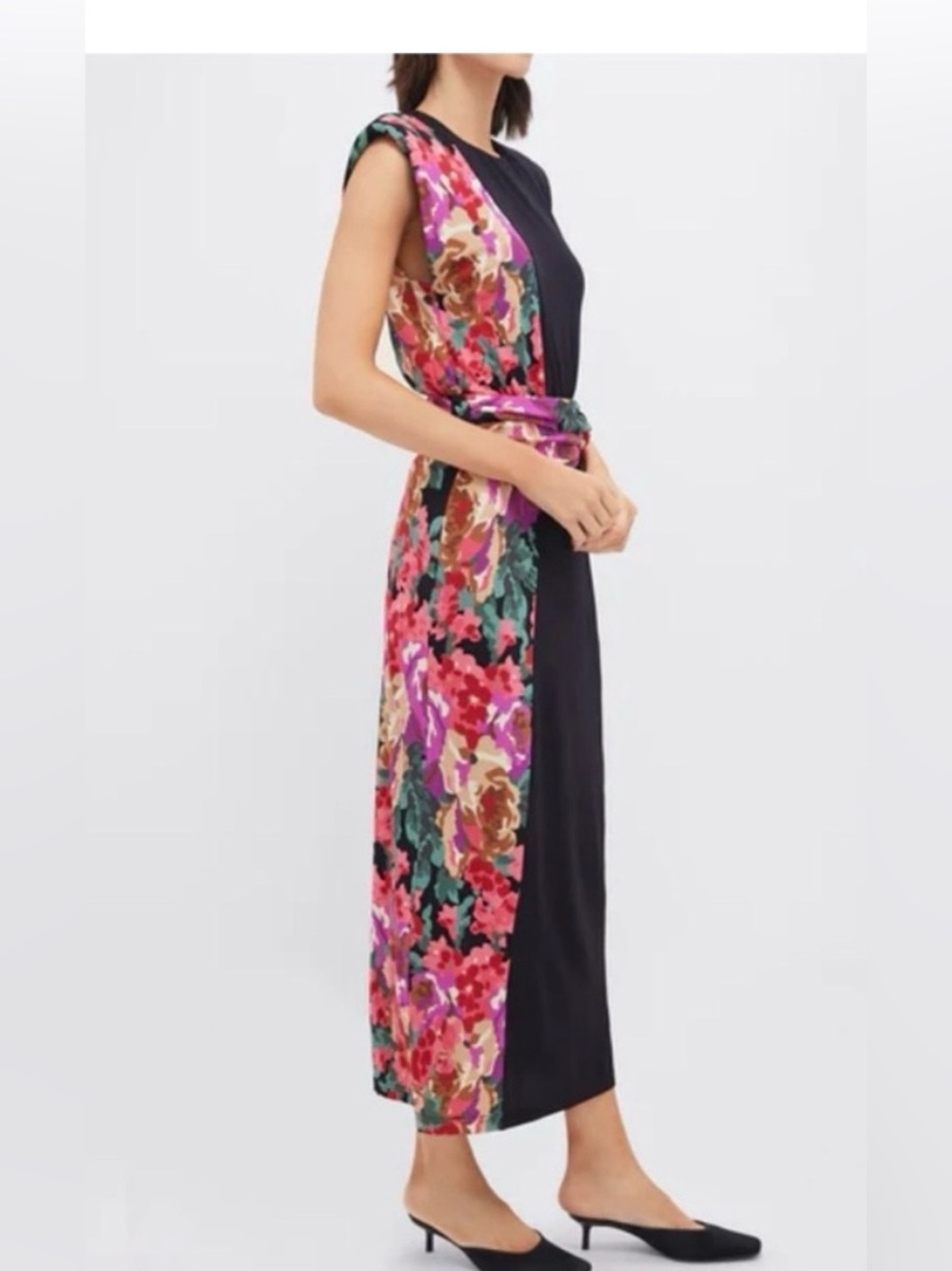 Tuckernuck Climbing Roses stretch jersey Cleo dress
